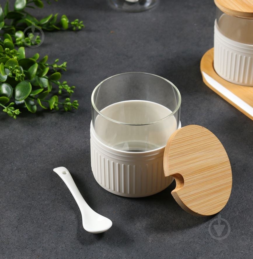 Ємність для цукру Smart Kitchen by Flamberg з ложкою Cuisine 350 мл - фото 4