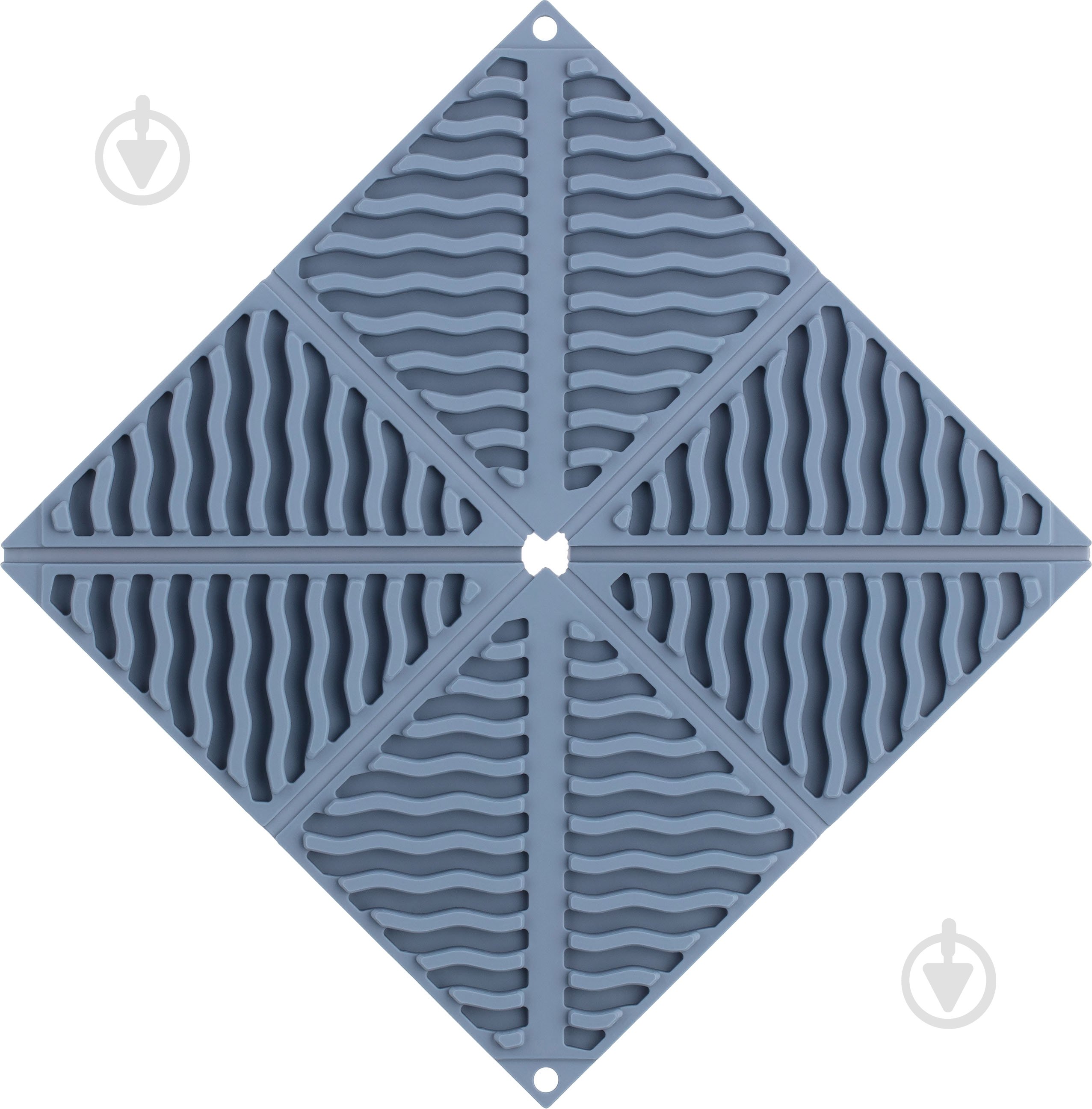 Підставка під гаряче Ardesto Gemini 16,5х16,5х1,7 см синя AR4012B - фото 2 Підставка під гаряче Ardesto Gemini 16,5х16,5х1,7 см синя AR4012B - фото 2