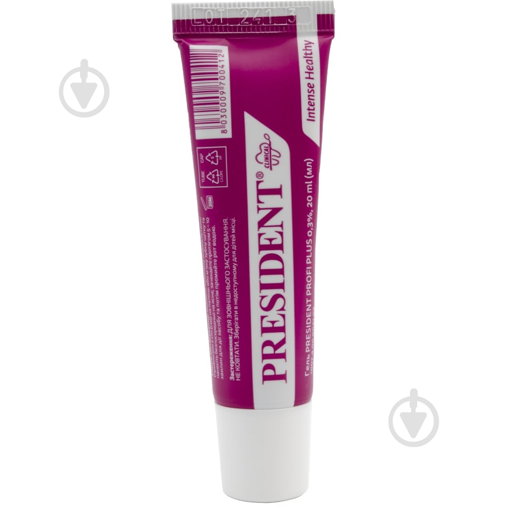 Гель PresiDENT PROFI PLUS Parodontale CHX 0,3% 20 мл - фото 1 Гель PresiDENT PROFI PLUS Parodontale CHX 0,3% 20 мл - фото 1