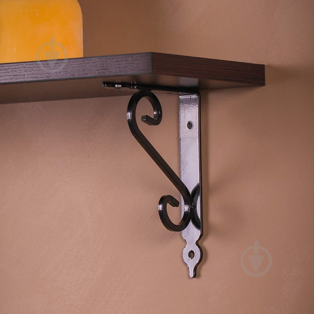 Кронштейн Мадрид 110х145 мм черный L7635BL - фото 6