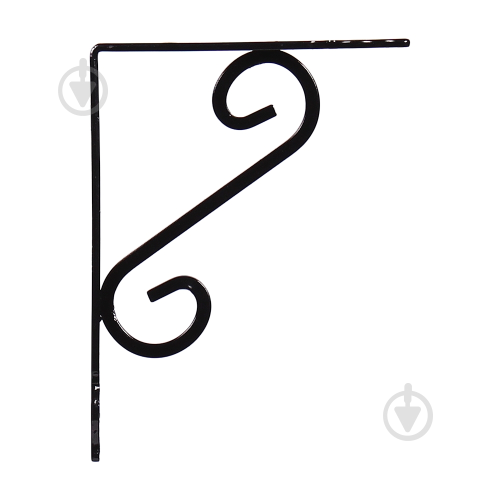 Кронштейн Мадрид 110х145 мм черный L7635BL - фото 2