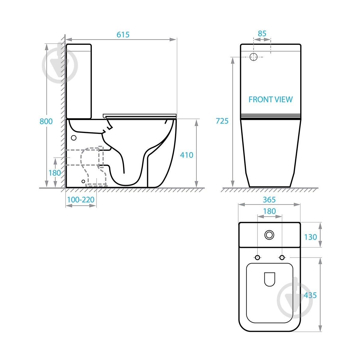 Унитаз-компакт Koller Pool AQUA с сидением Soft-close - фото 4 Унитаз-компакт Koller Pool AQUA с сидением Soft-close - фото 4