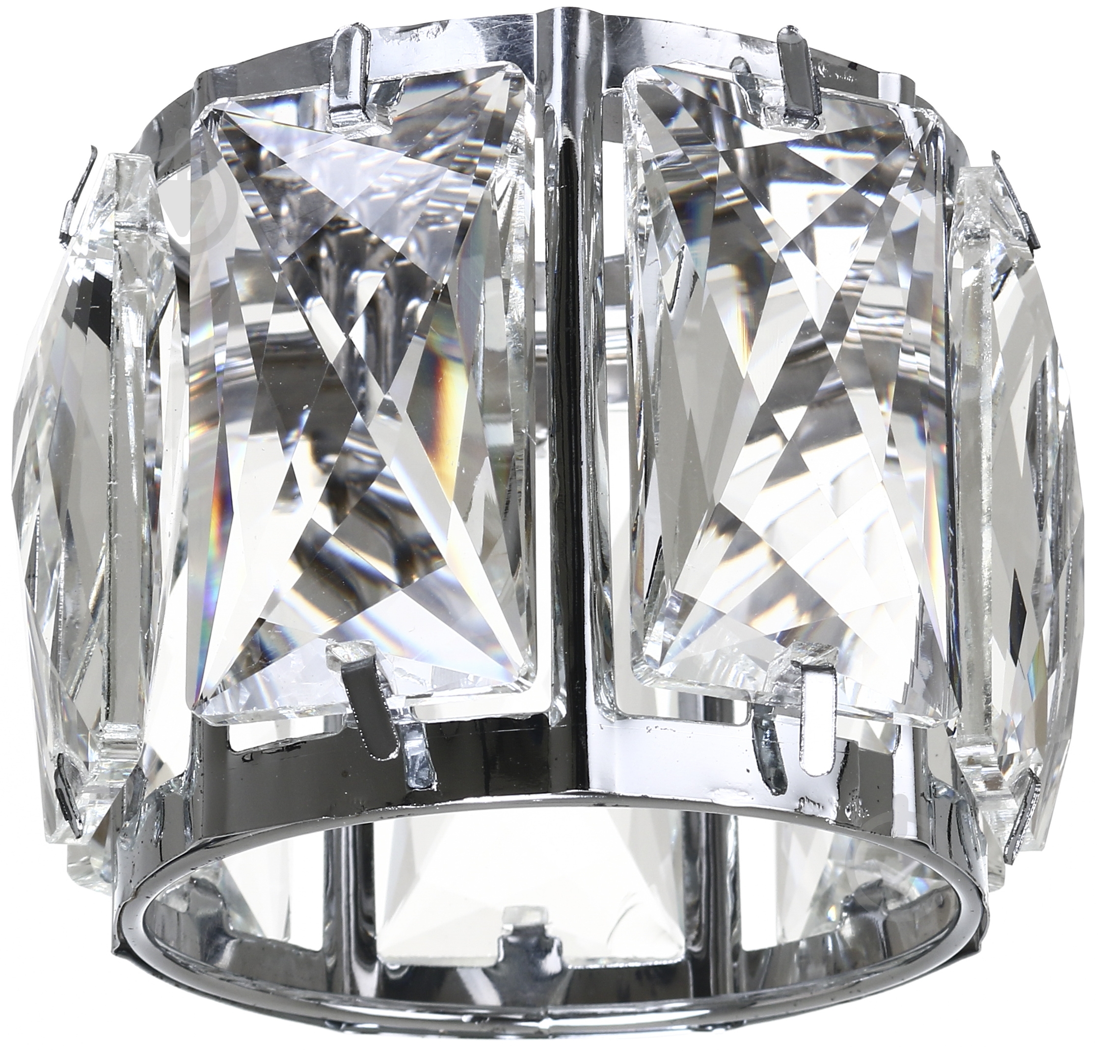 Плафон Accento lighting ALIN-Geneva-glass прозоро-сріблястий - фото 1 Плафон Accento lighting ALIN-Geneva-glass прозоро-сріблястий - фото 1