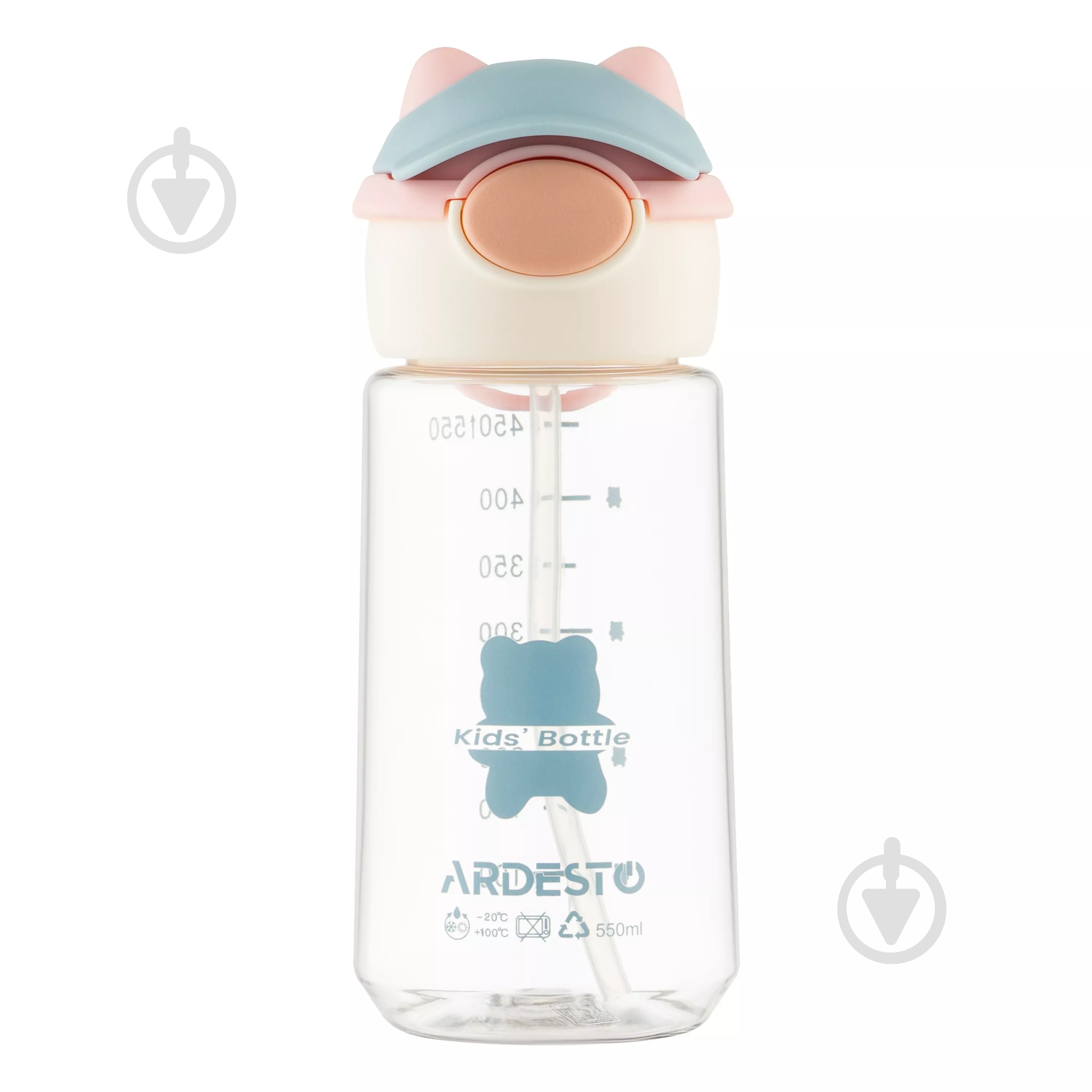 Бутылка для воды Ardesto Bear 550 мл AR2255BB - фото 1