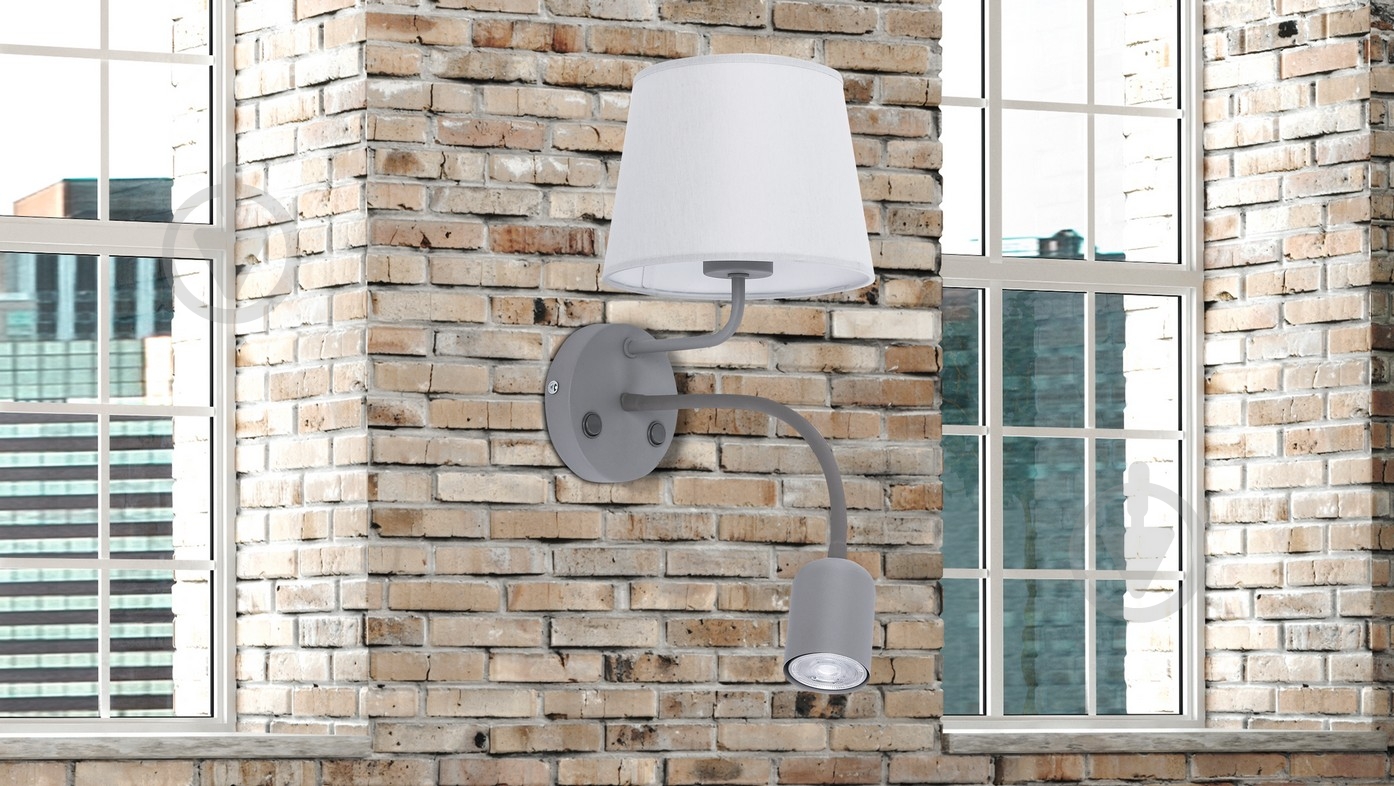 Бра TK Lighting Maja с LED-подсветкой 1x60 Вт E27 белый 1362 - фото 2 Бра TK Lighting Maja с LED-подсветкой 1x60 Вт E27 белый 1362 - фото 2