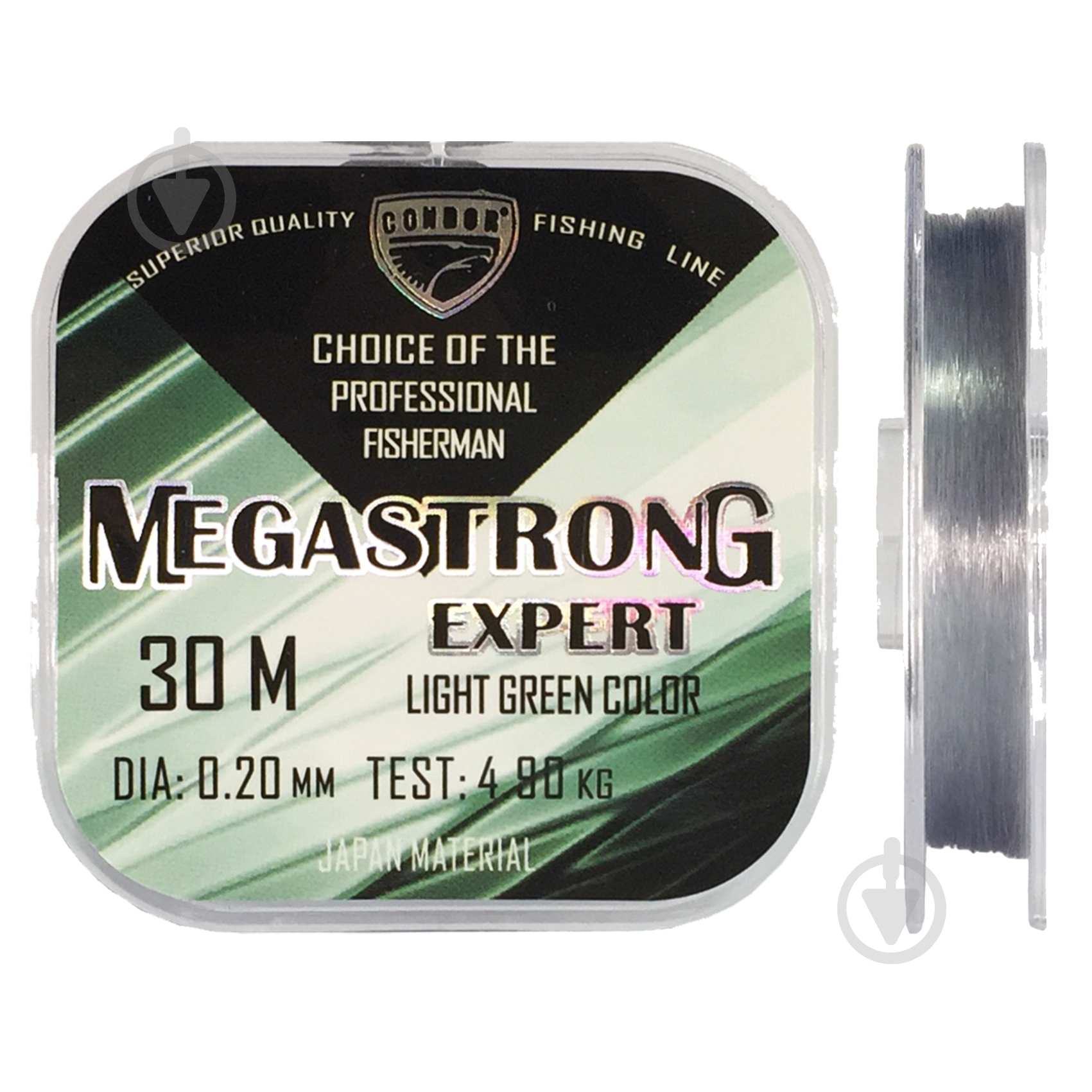 Леска Condor MEGASTRONG EXPERT (светло-зелений) 30м 0,1мм 1,7кг - фото 1 Леска Condor MEGASTRONG EXPERT (светло-зелений) 30м 0,1мм 1,7кг - фото 1