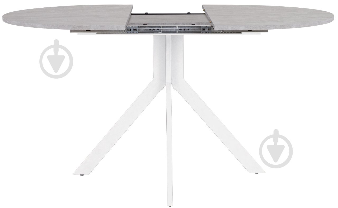 Стол обеденный Nowy Styl ARGON LOFT WHITE (18) 1100/1420*900 (CH) 1100х900х745 белый/бетон - фото 2