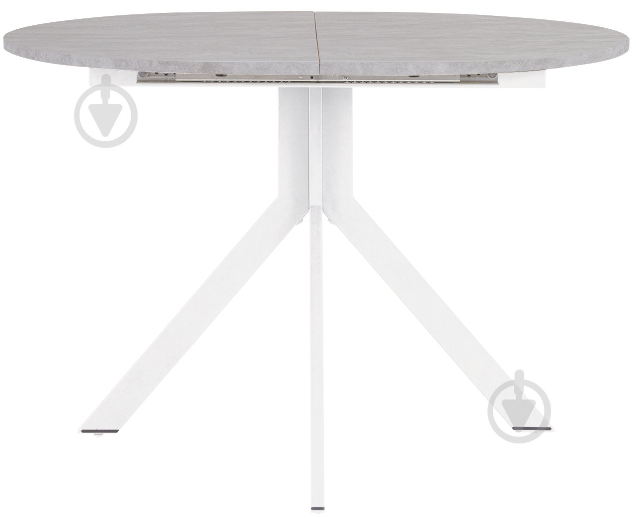 Стол обеденный Nowy Styl ARGON LOFT WHITE (18) 1100/1420*900 (CH) 1100х900х745 белый/бетон - фото 3