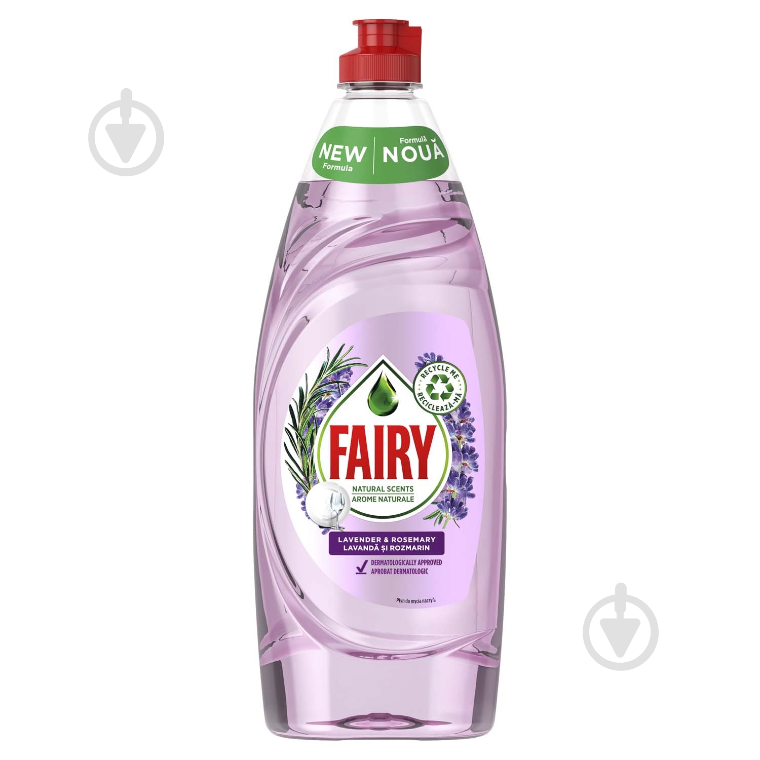 Засіб для ручного миття посуду Fairy Naturals Лаванда і Розмарин 0,65 л - фото 1