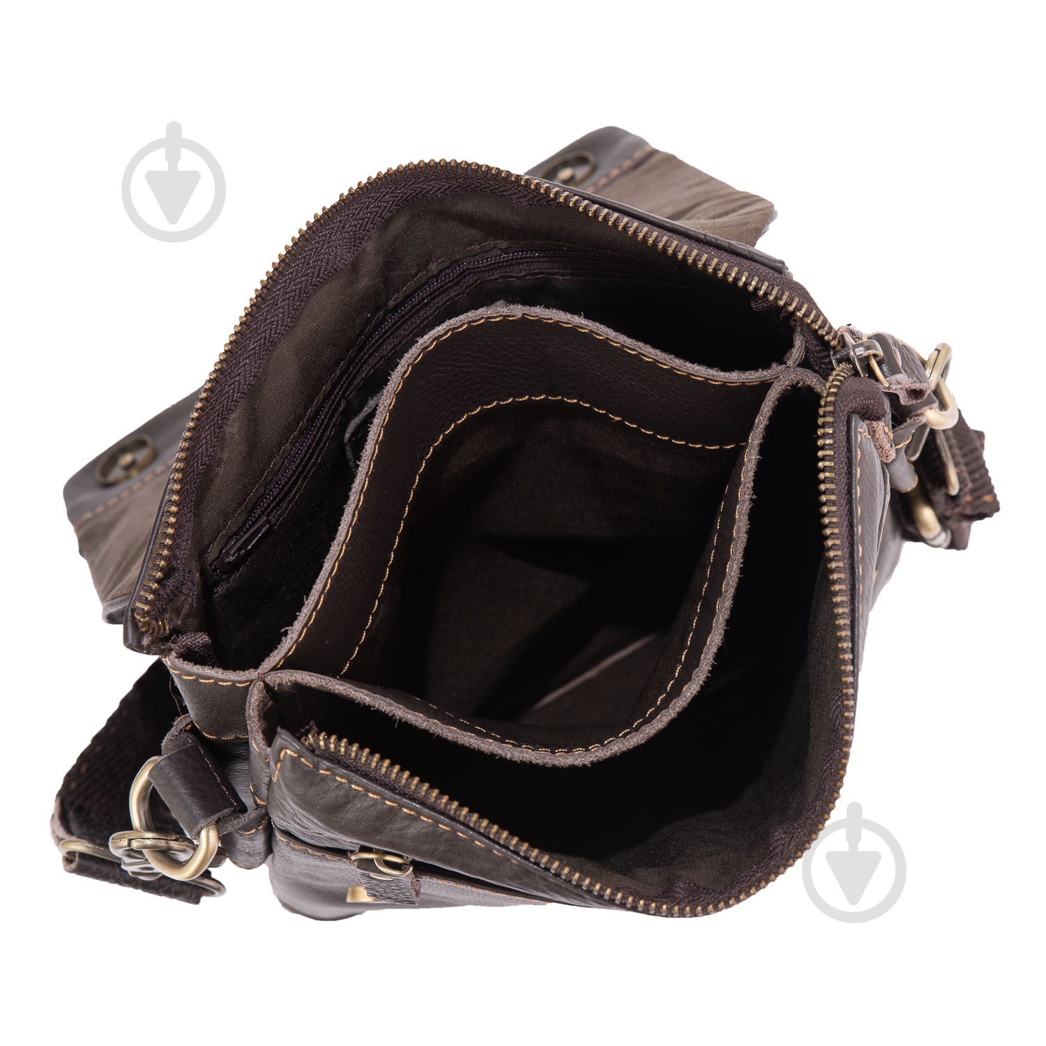 Сумка мужская через плечо Ruff Ryder RR-3863B коричневый - фото 5 Сумка мужская через плечо Ruff Ryder RR-3863B коричневый - фото 5