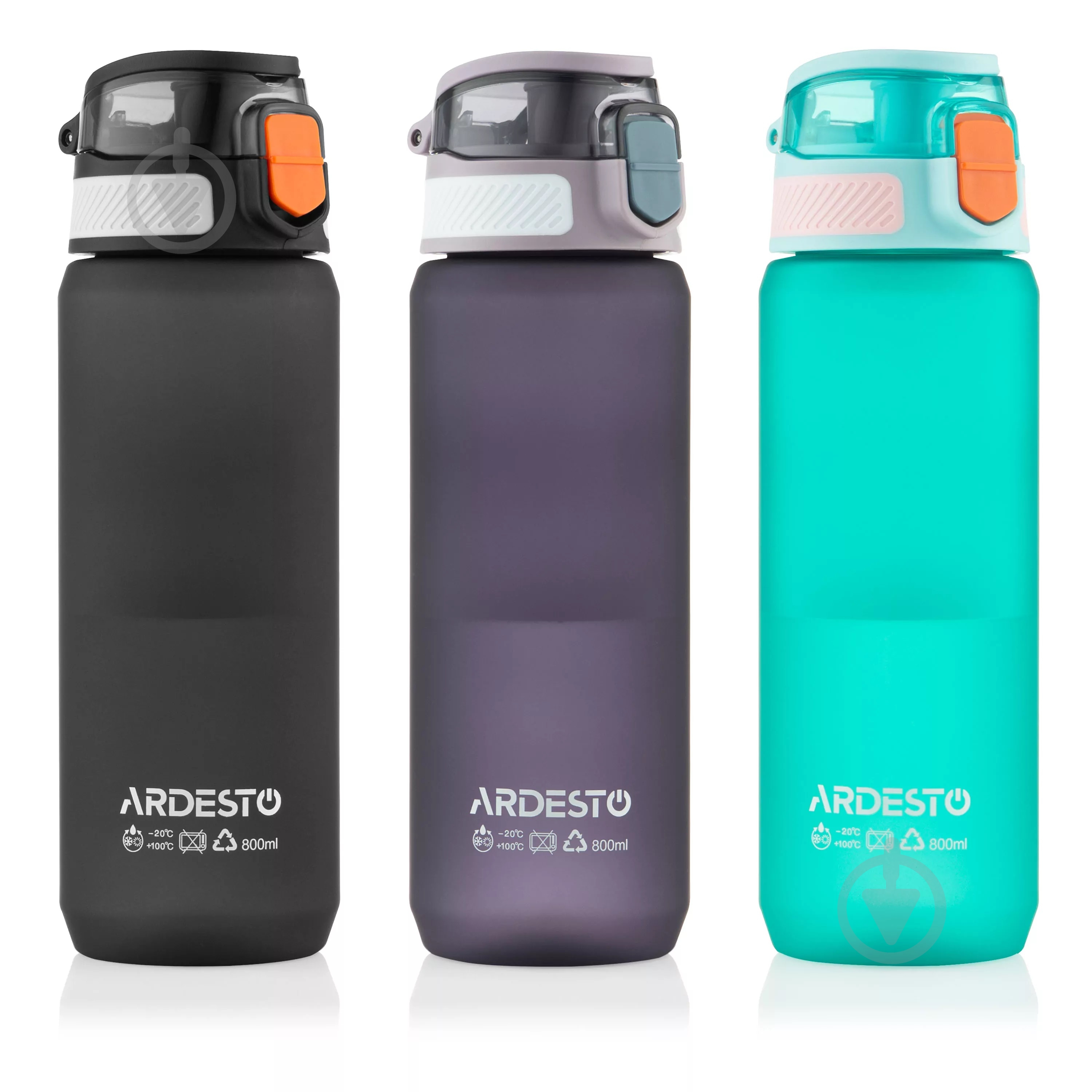 Пляшка для води ARDESTO Matte 800 мл блакитна AR2281MB - фото 5