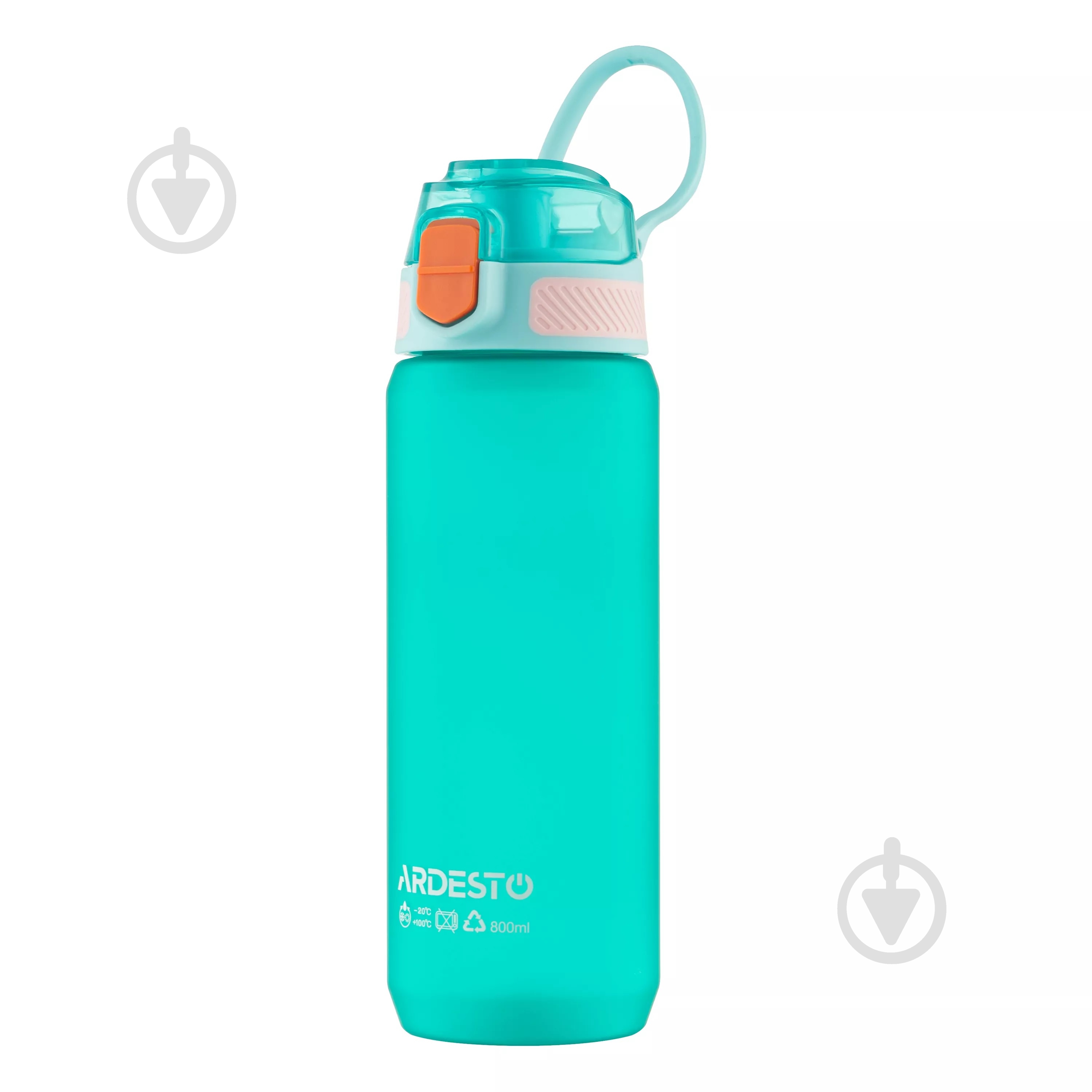Пляшка для води ARDESTO Matte 800 мл блакитна AR2281MB - фото 2