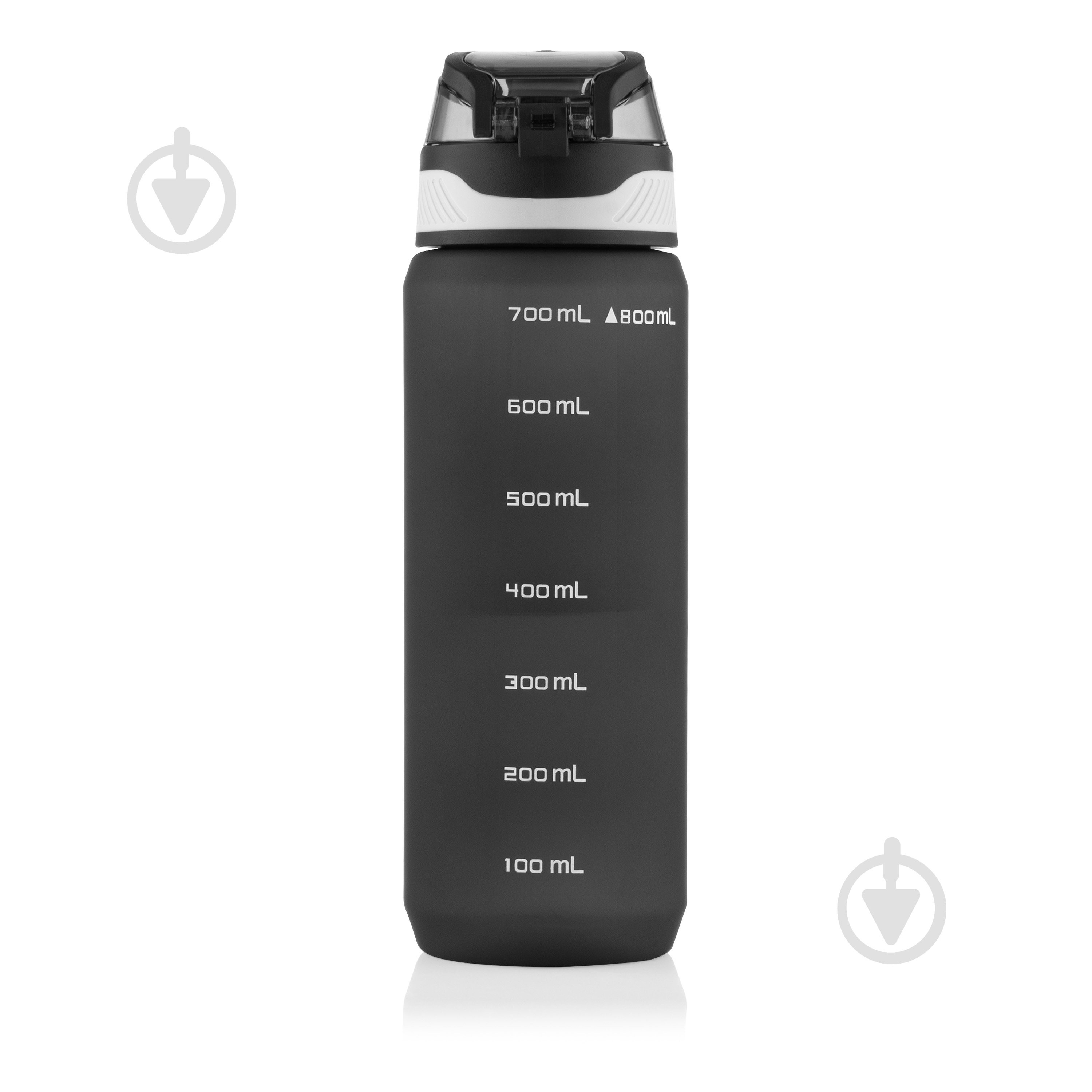 Бутылка для воды ARDESTO Matte 800 мл черная AR2281ML - фото 1