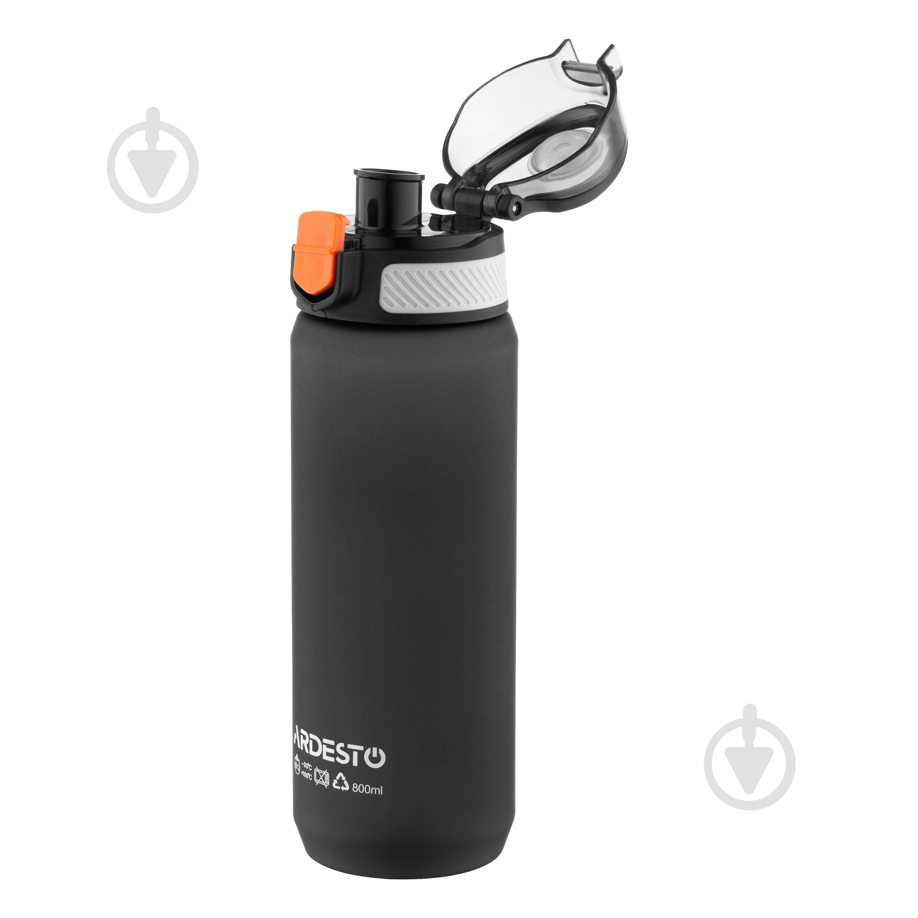 Бутылка для воды ARDESTO Matte 800 мл черная AR2281ML - фото 4