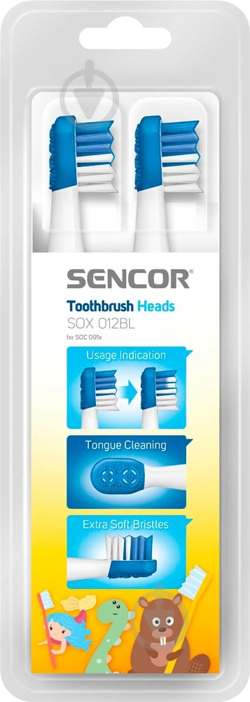 Насадки Sencor SOX012BL 6-12 лет - фото 6 Насадки Sencor SOX012BL 6-12 лет - фото 6