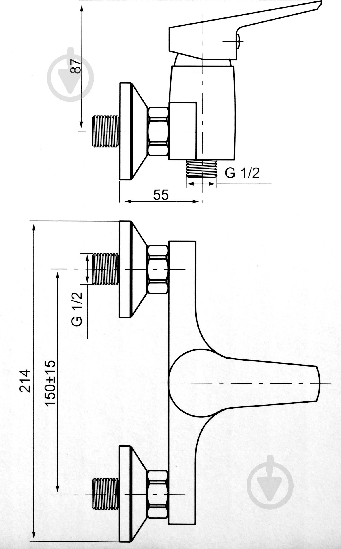 Смеситель для душа Koller Pool Twin TN0400 - фото 3