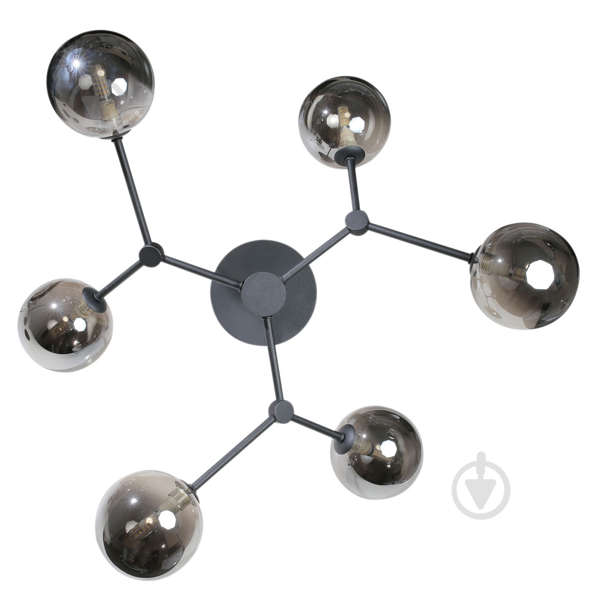 ВИТРИНА! Люстра LIGHT SET Malva 6xG9 черный - фото 3