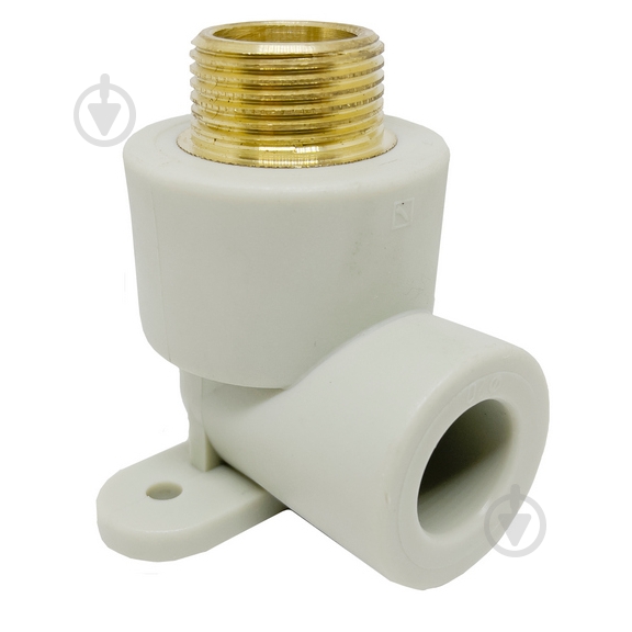 Колено настенное Н Prawtech PP-R для сантехприборов O25 x 1/2 НР (PP232025012) - фото 1 Колено настенное Н Prawtech PP-R для сантехприборов O25 x 1/2 НР (PP232025012) - фото 1