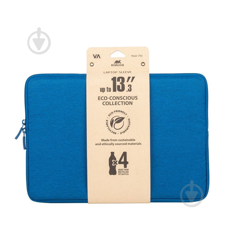 Чехол RivaCase 13.3" blue (7703 (Azure Blue)) - фото 3
