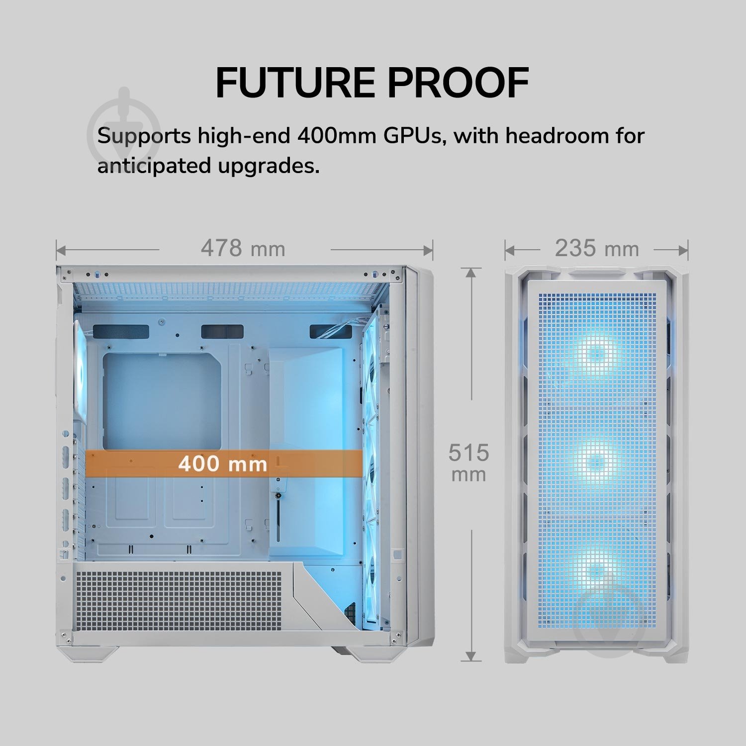 Корпус Cougar MX600 RGB White - фото 14