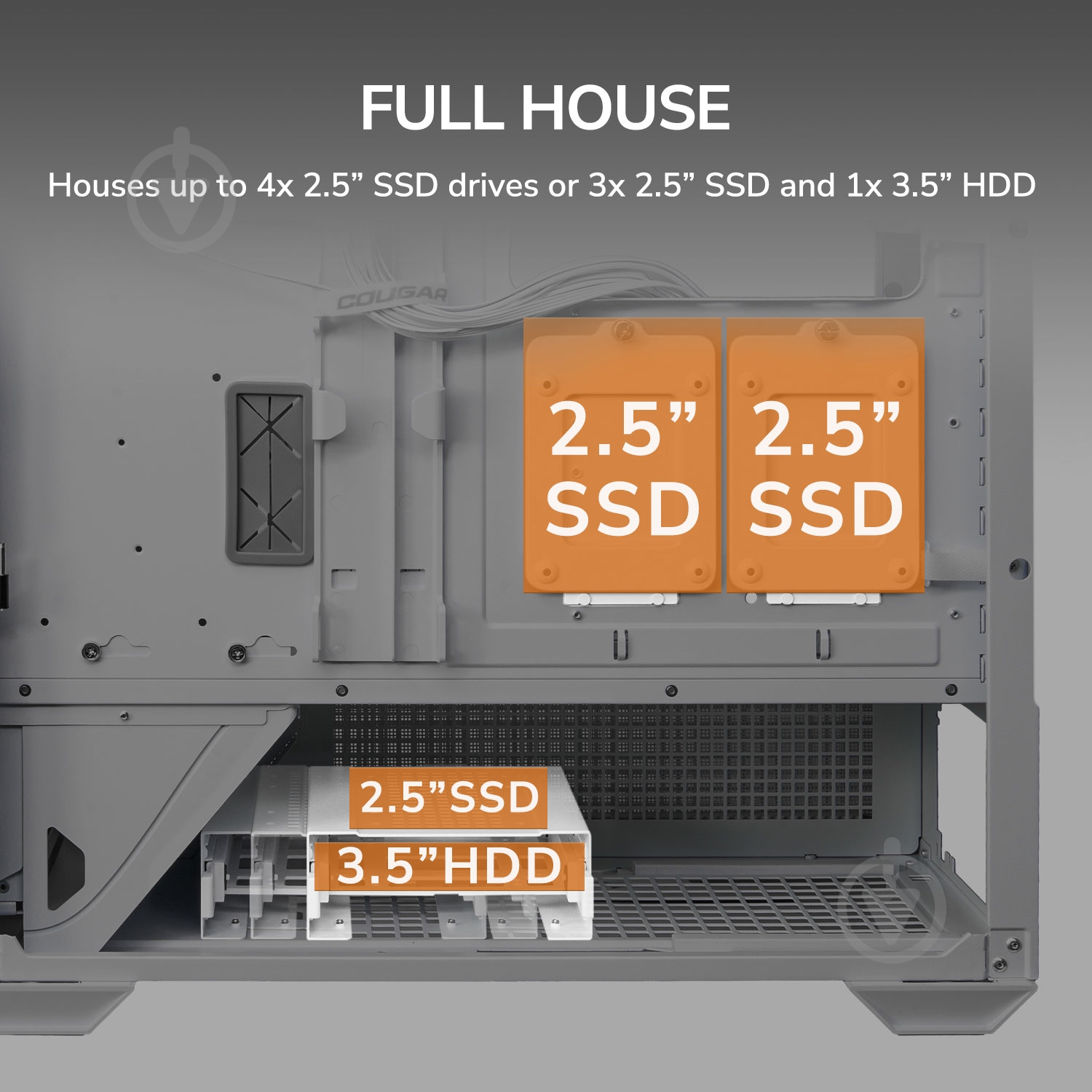 Корпус Cougar MX600 RGB White - фото 16