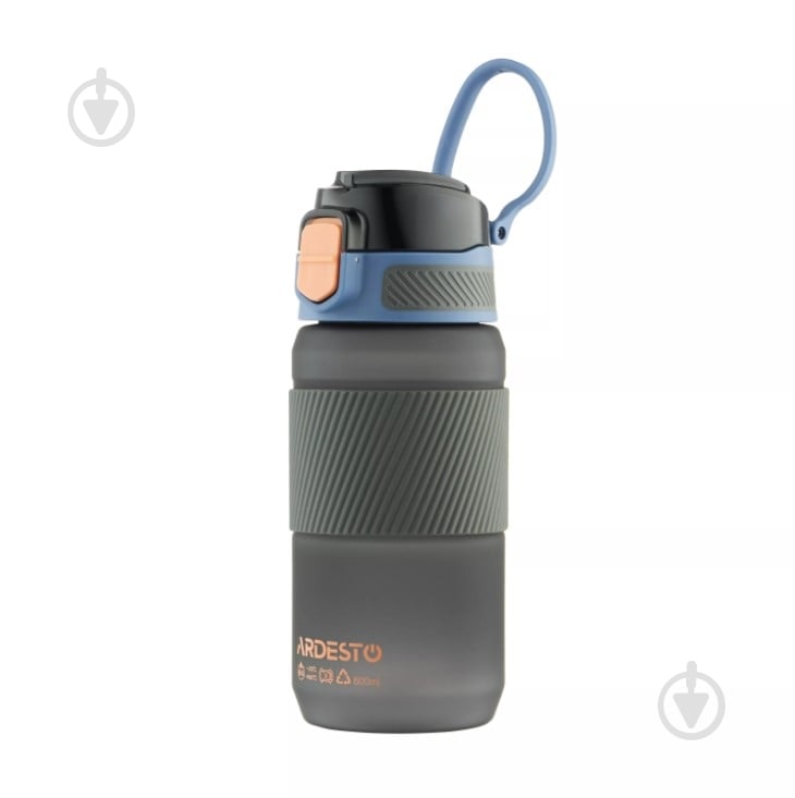 Бутылка для воды Ardesto Spring 600 мл черная AR2260SB - фото 4