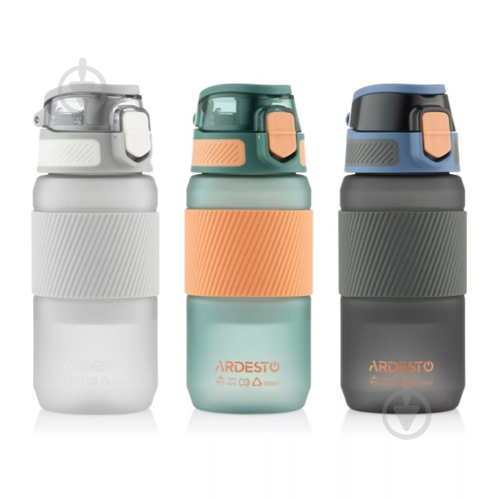 Бутылка для воды Ardesto Spring 600 мл черная AR2260SB - фото 7