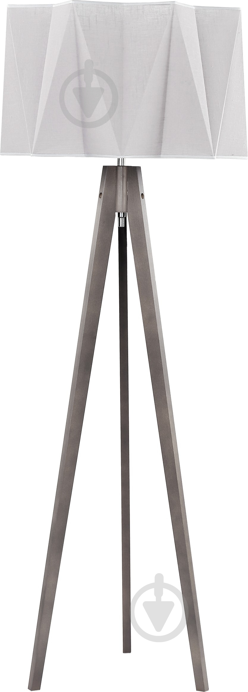 Торшер TK Lighting Piano 60 Вт E27 сірий/дерево 678 - фото 1
