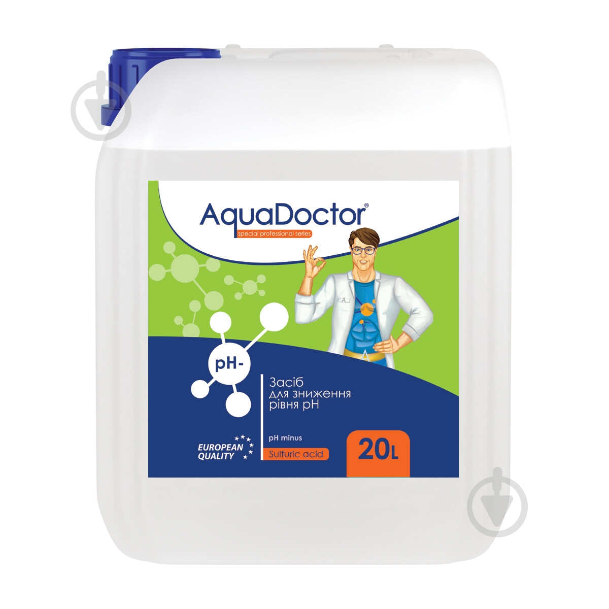 Засіб для зниження pH 20 л AquaDoctor - фото 1 Засіб для зниження pH 20 л AquaDoctor - фото 1