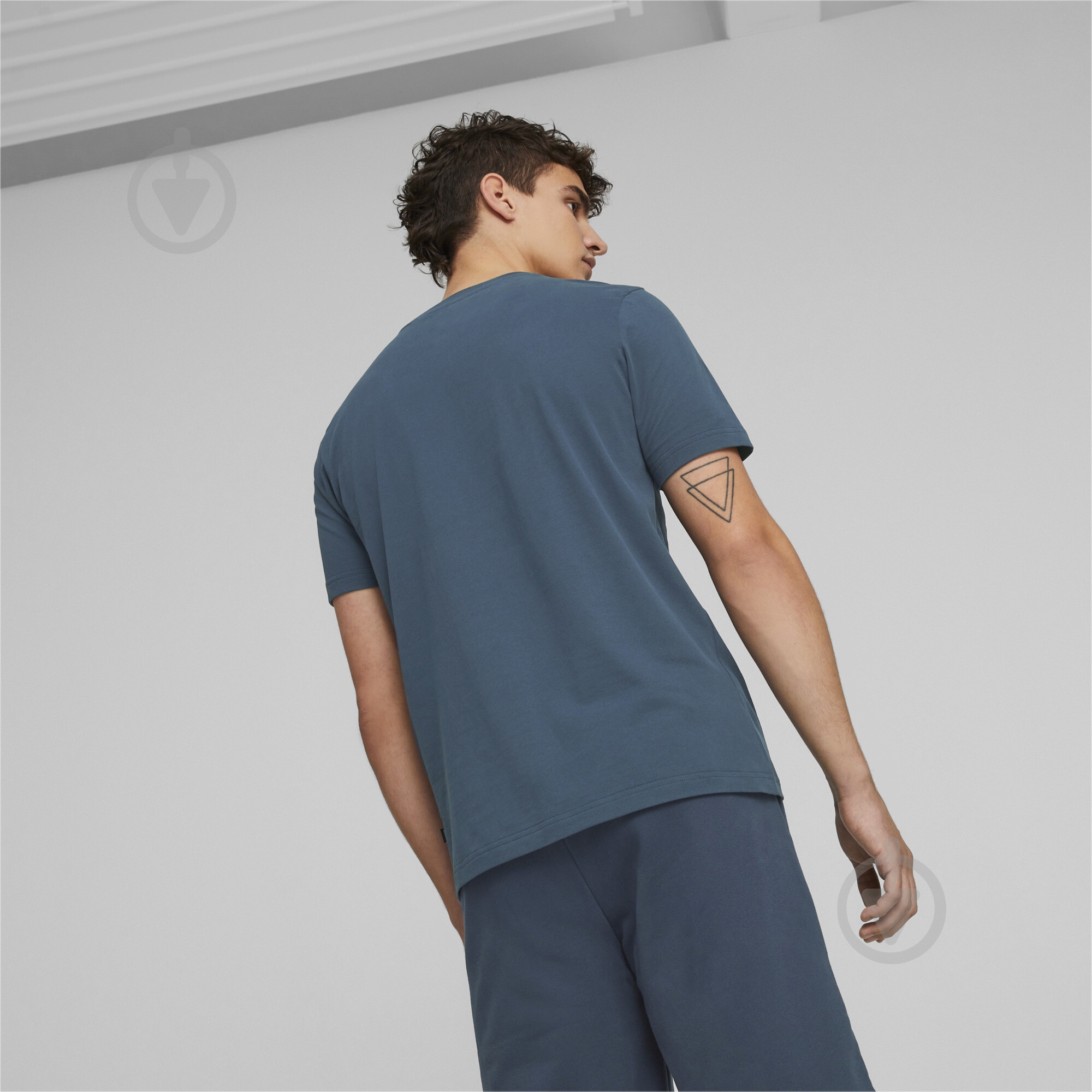 Футболка Puma ESS ELEVATED TEE 84988316 р.L зелений - фото 4