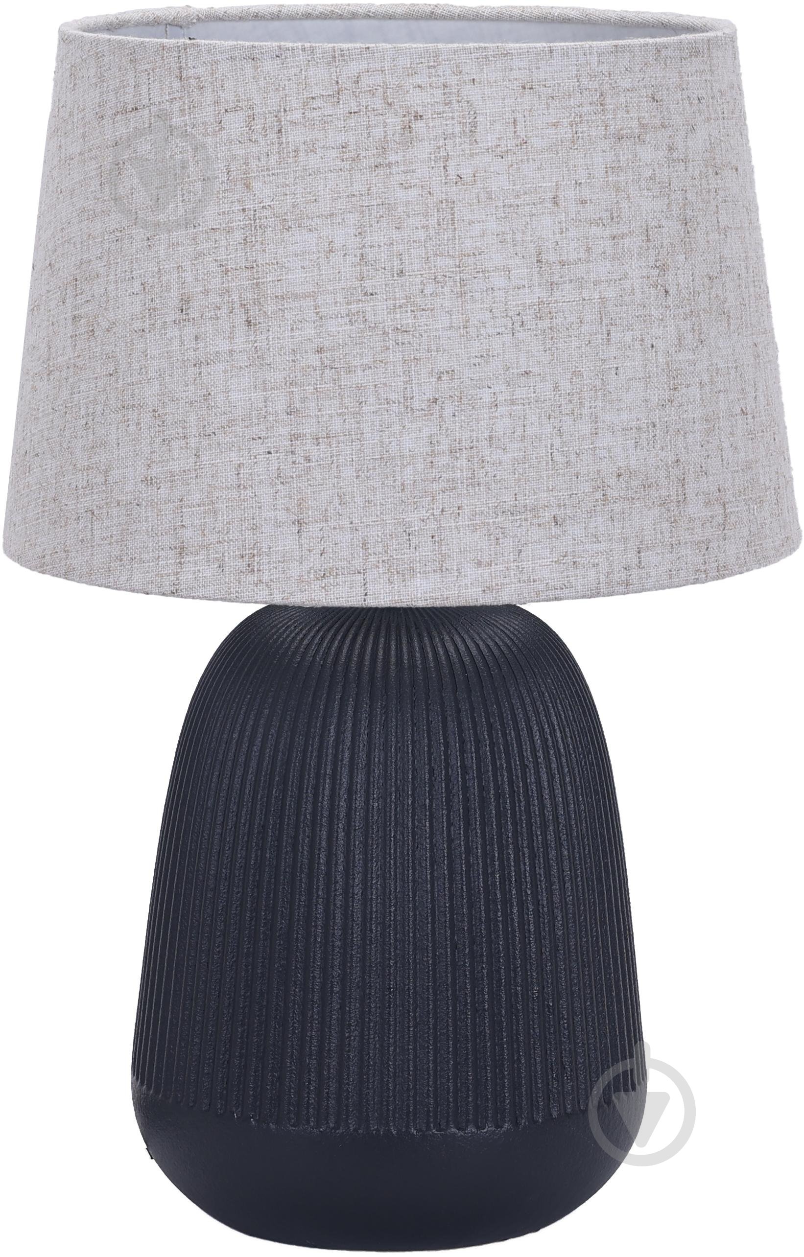 Настільна лампа Sensio Harmony 1x40 Вт E27 сірий/чорний ALT-F5433LB - фото 1 Настільна лампа Sensio Harmony 1x40 Вт E27 сірий/чорний ALT-F5433LB - фото 1