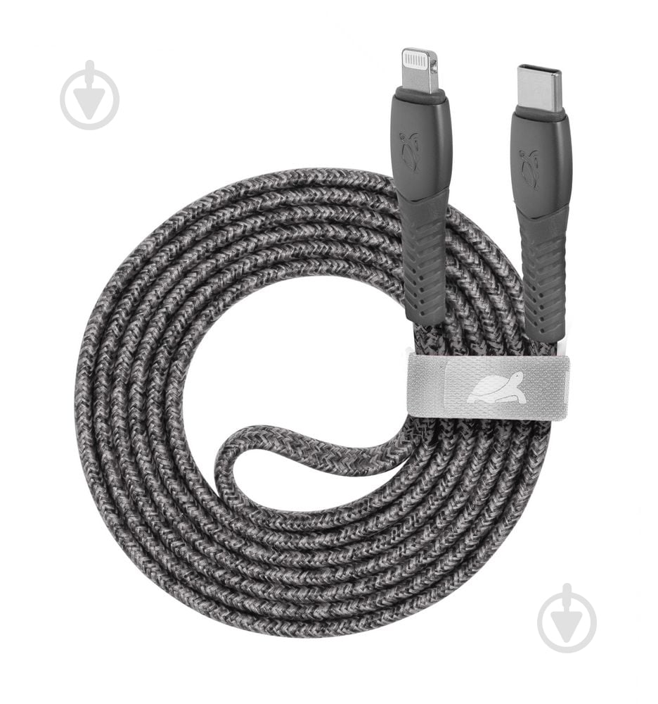 Кабель RivaCase USB 2.0 Lighting/Type-C 1,2 м grey (PS6107 GR12) - фото 1 Кабель RivaCase USB 2.0 Lighting/Type-C 1,2 м grey (PS6107 GR12) - фото 1