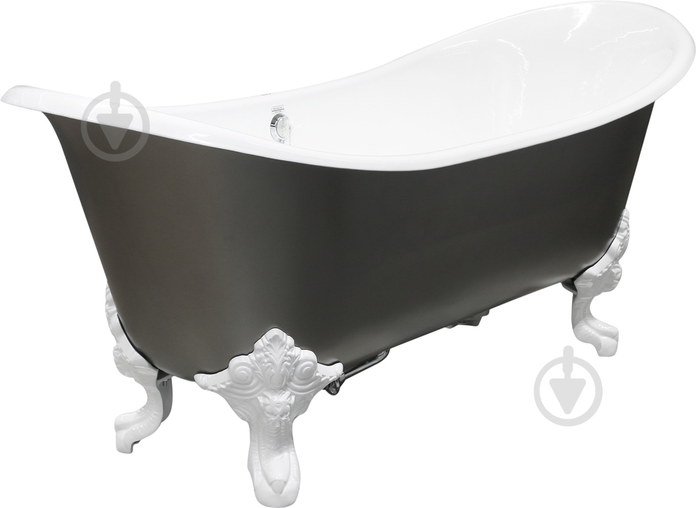 Ванна чугунная EGO Royal Silver 183х77 см - фото 2