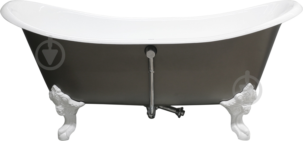 Ванна чугунная EGO Royal Silver 183х77 см - фото 1