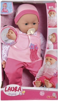 Пупс Simba "Лаура, который плачет", 46 см. 5140185 - фото 2