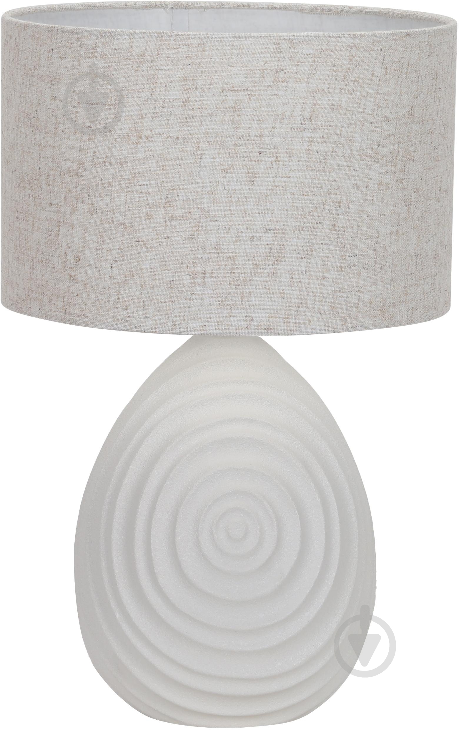 Настільна лампа Sensio Shell 1x40 Вт E27 бежевий ALT-D5338A - фото 1 Настільна лампа Sensio Shell 1x40 Вт E27 бежевий ALT-D5338A - фото 1