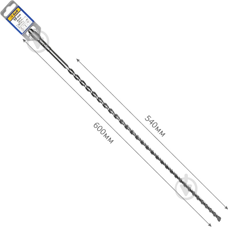 Бур S&R Meister SDS-plus 10x600 мм 200010600 - фото 1