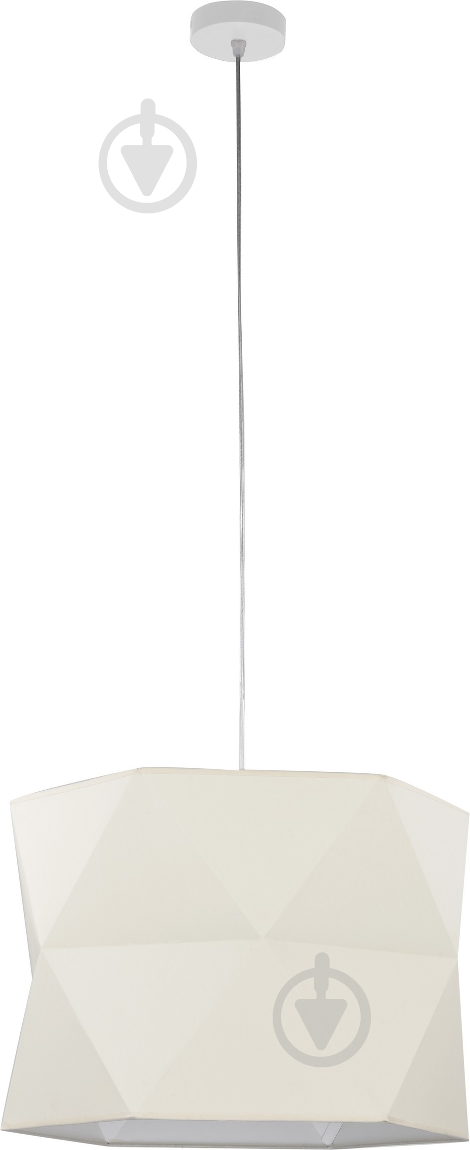 Люстра подвесная TK Lighting Bruno 1x60 Вт E27 экрю/венге 1001 - фото 1