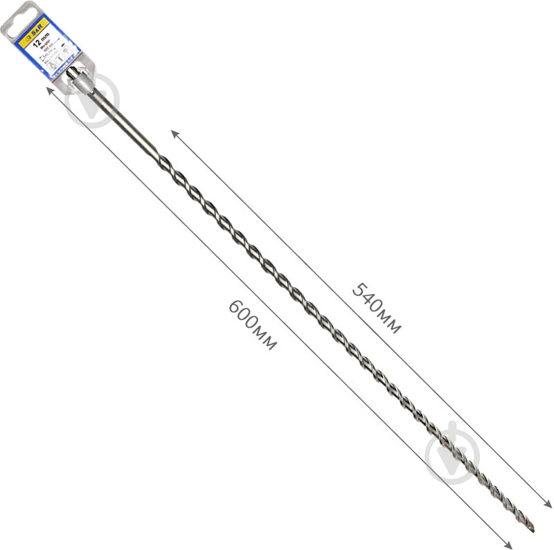 Бур S&R Meister SDS-plus 12x600 мм 200012600 - фото 1