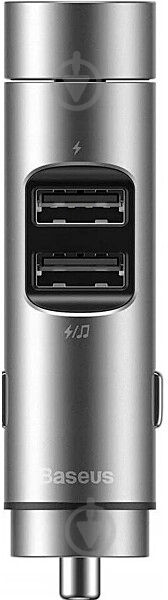 FM-трансмиттер BASEUS Energy Column Car Wireless MP3 Charger Silver (CCNLZ-C0S) - фото 1