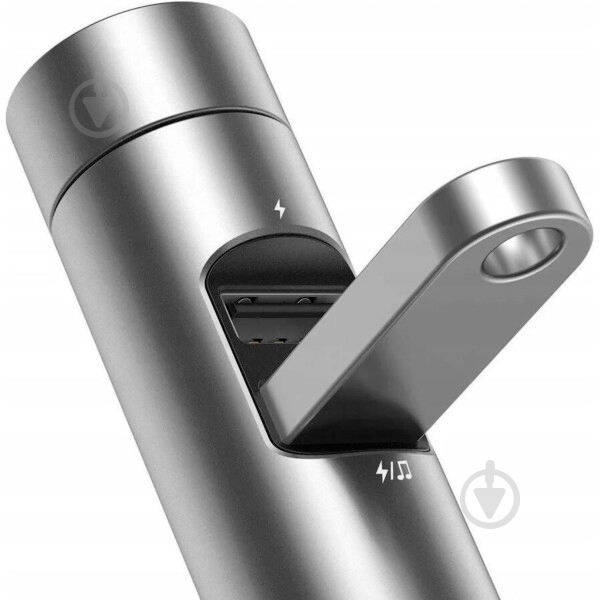 FM-трансмиттер BASEUS Energy Column Car Wireless MP3 Charger Silver (CCNLZ-C0S) - фото 7