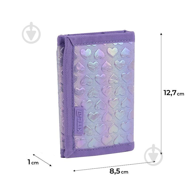 Кошелек KITE Awesome K25-598-2 фиолетовый - фото 2 Кошелек KITE Awesome K25-598-2 фиолетовый - фото 2