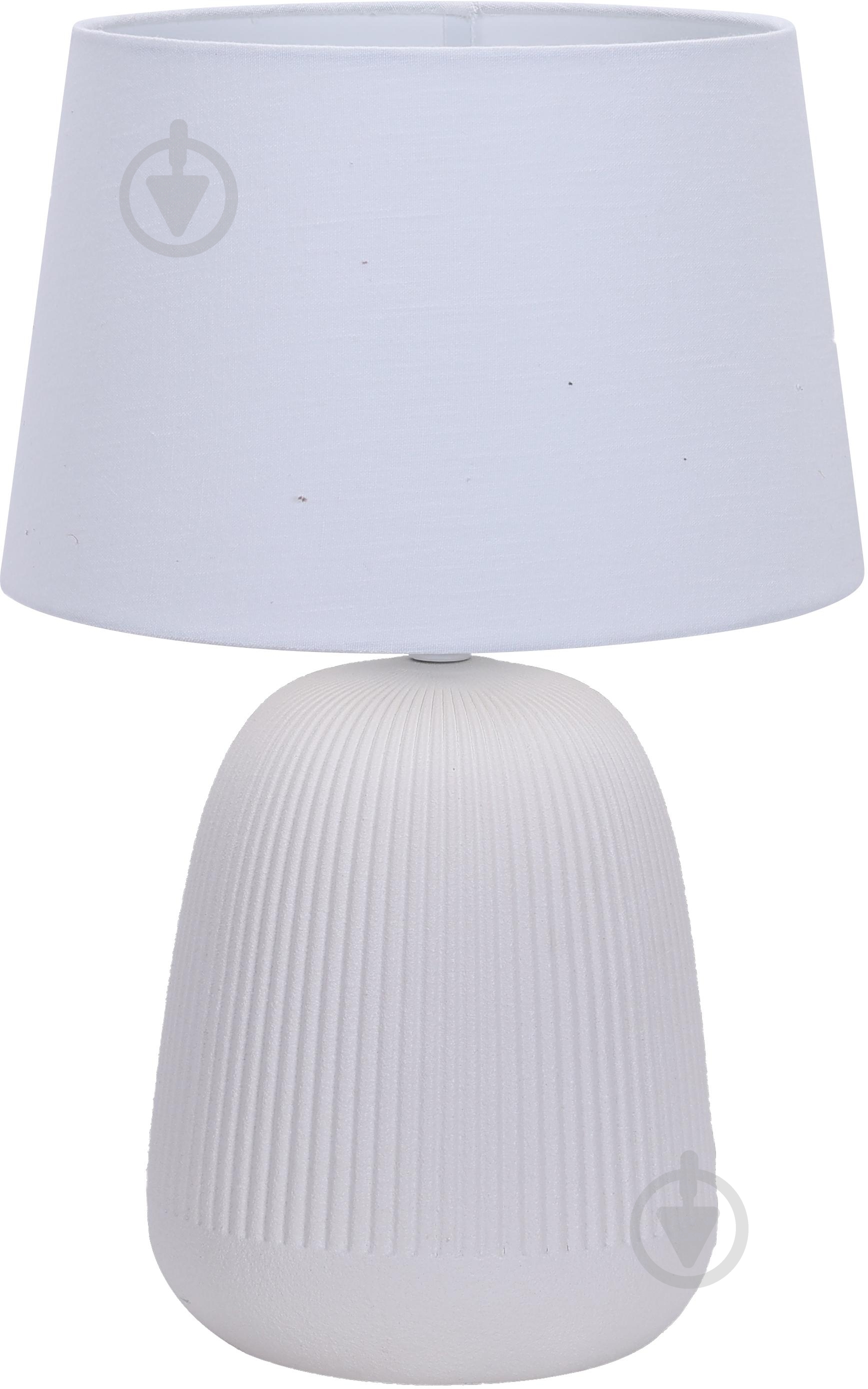 Настільна лампа Sensio Harmony 1x40 Вт E27 білий ALT-F5433LA - фото 1 Настільна лампа Sensio Harmony 1x40 Вт E27 білий ALT-F5433LA - фото 1