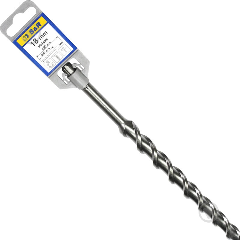 Бур S&R Meister SDS-plus 18x450 мм 200018450 - фото 2