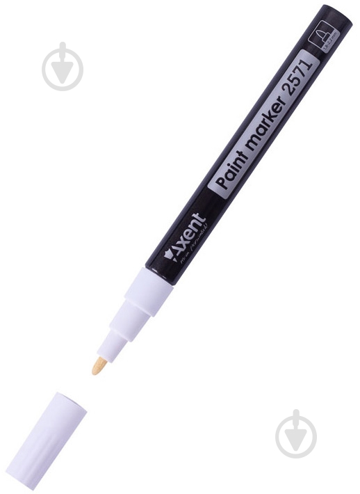 Маркер Axent Paint 2571-21-a белый - фото 1