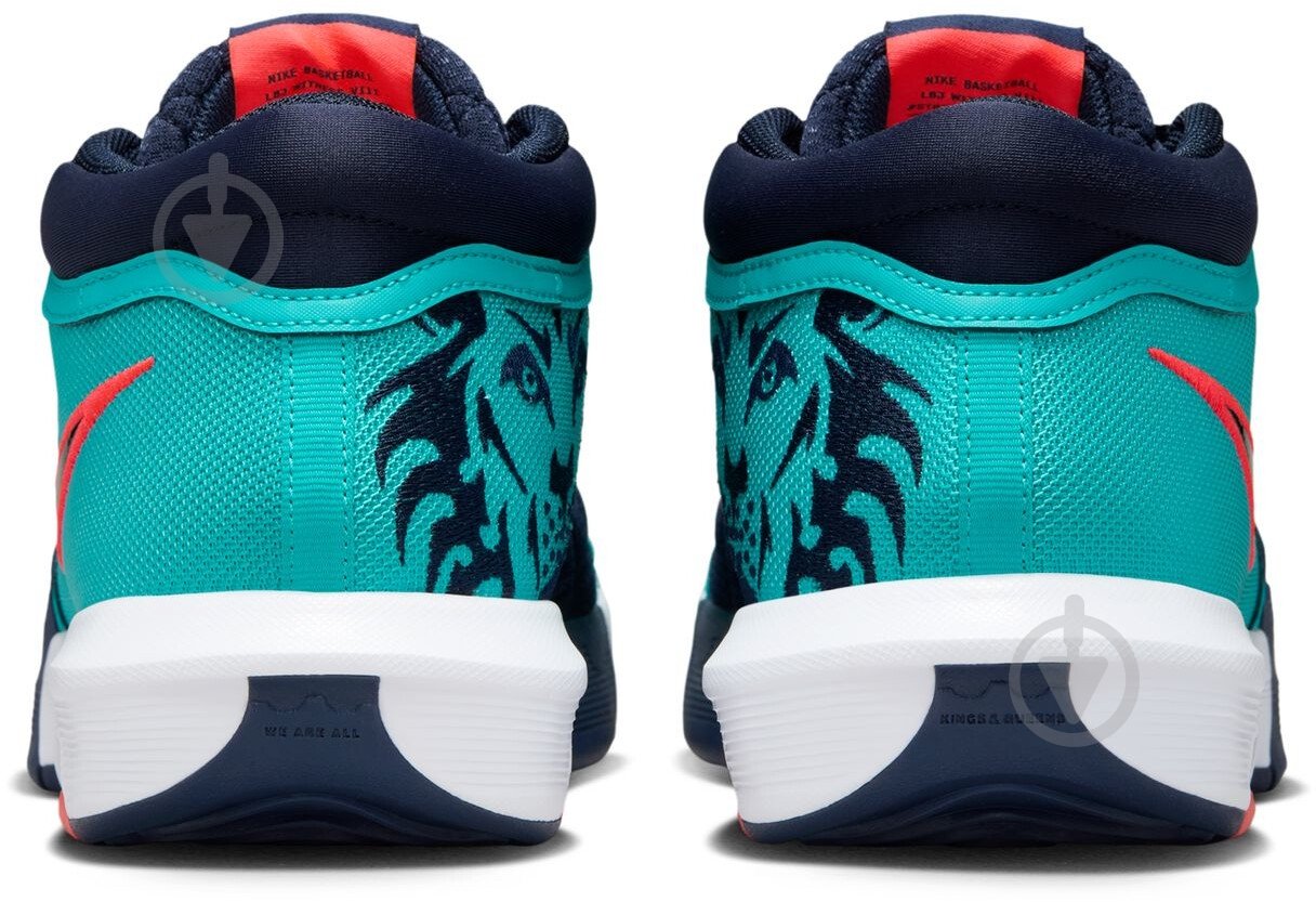 Кросівки чоловічі Nike LEBRON WITNESS VIII HQ2139-300 р.44,5 бірюзово-сині - фото 6 Кросівки чоловічі Nike LEBRON WITNESS VIII HQ2139-300 р.44,5 бірюзово-сині - фото 6