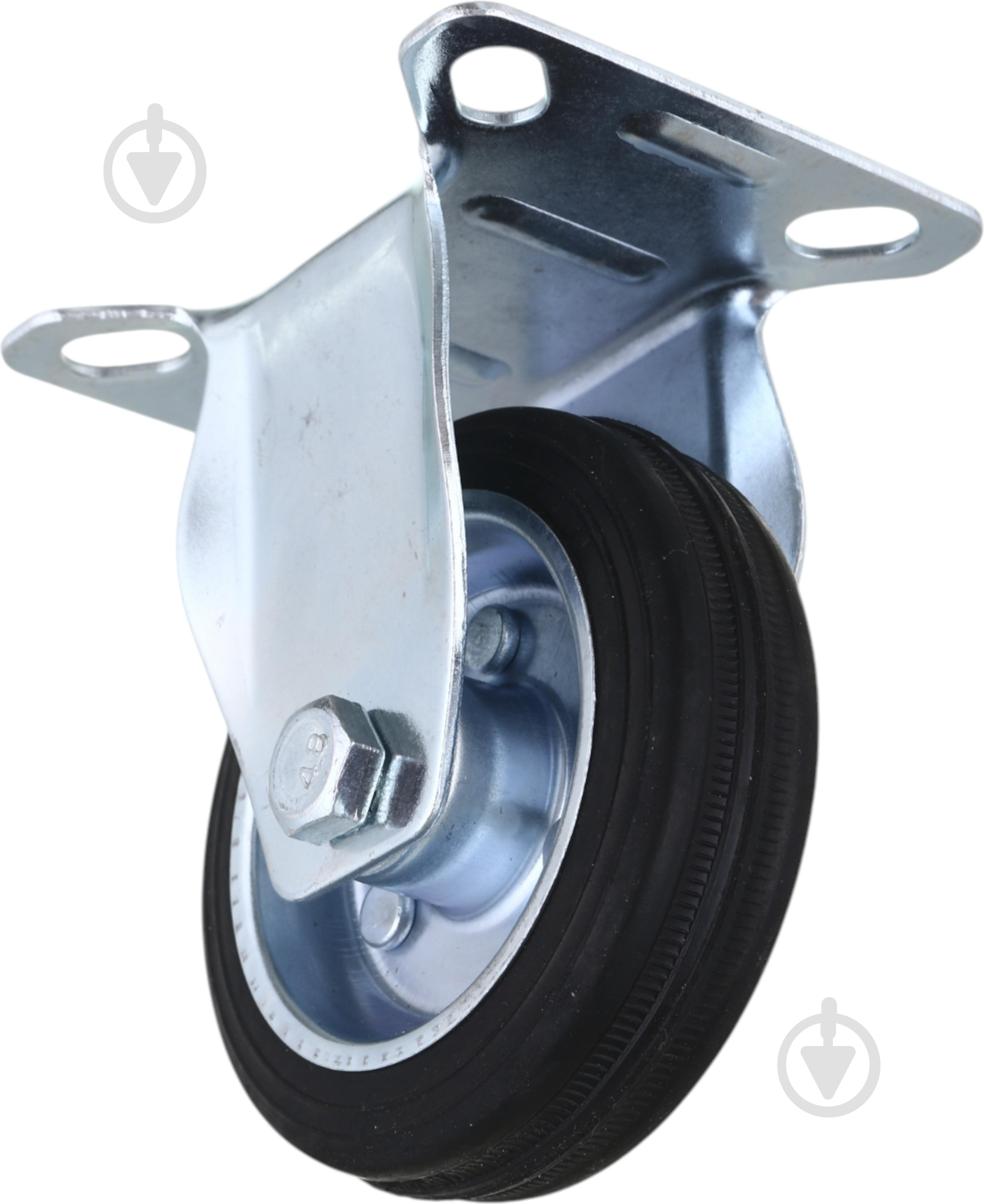 Колесо d75 мм промышленое неповоротное с площадкой 37075 - фото 1 Колесо d75 мм промышленое неповоротное с площадкой 37075 - фото 1