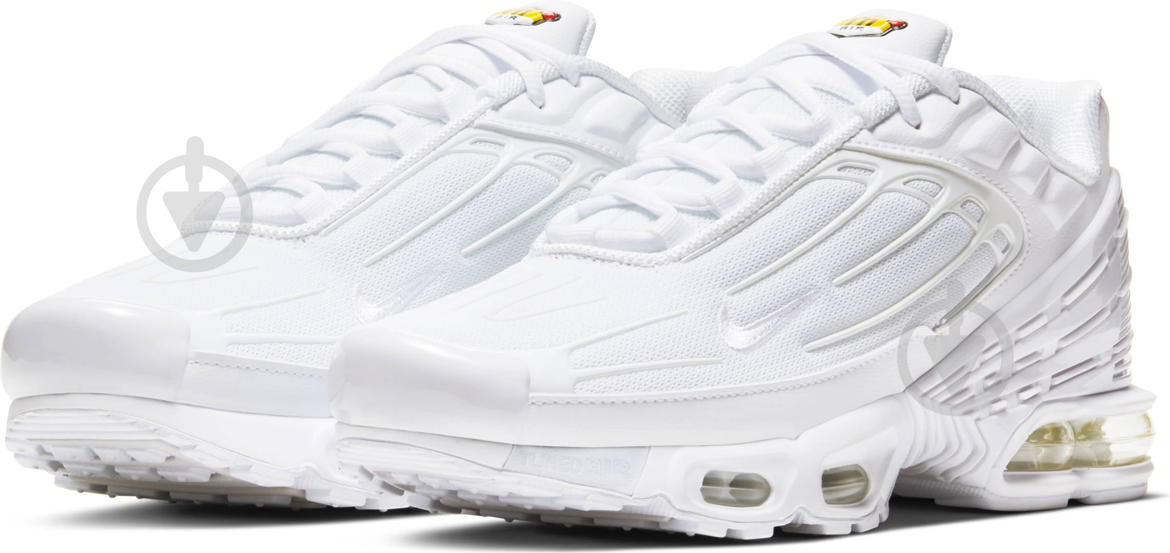 Кроссовки Nike AIR MAX PLUS III CW1417-100 р.35,5 белые - фото 1
