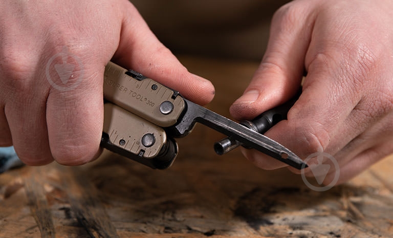 Мультитул Leatherman Super Tool 300M Black/Colote (чехол Molle), 18 инструментов 832762 - фото 8