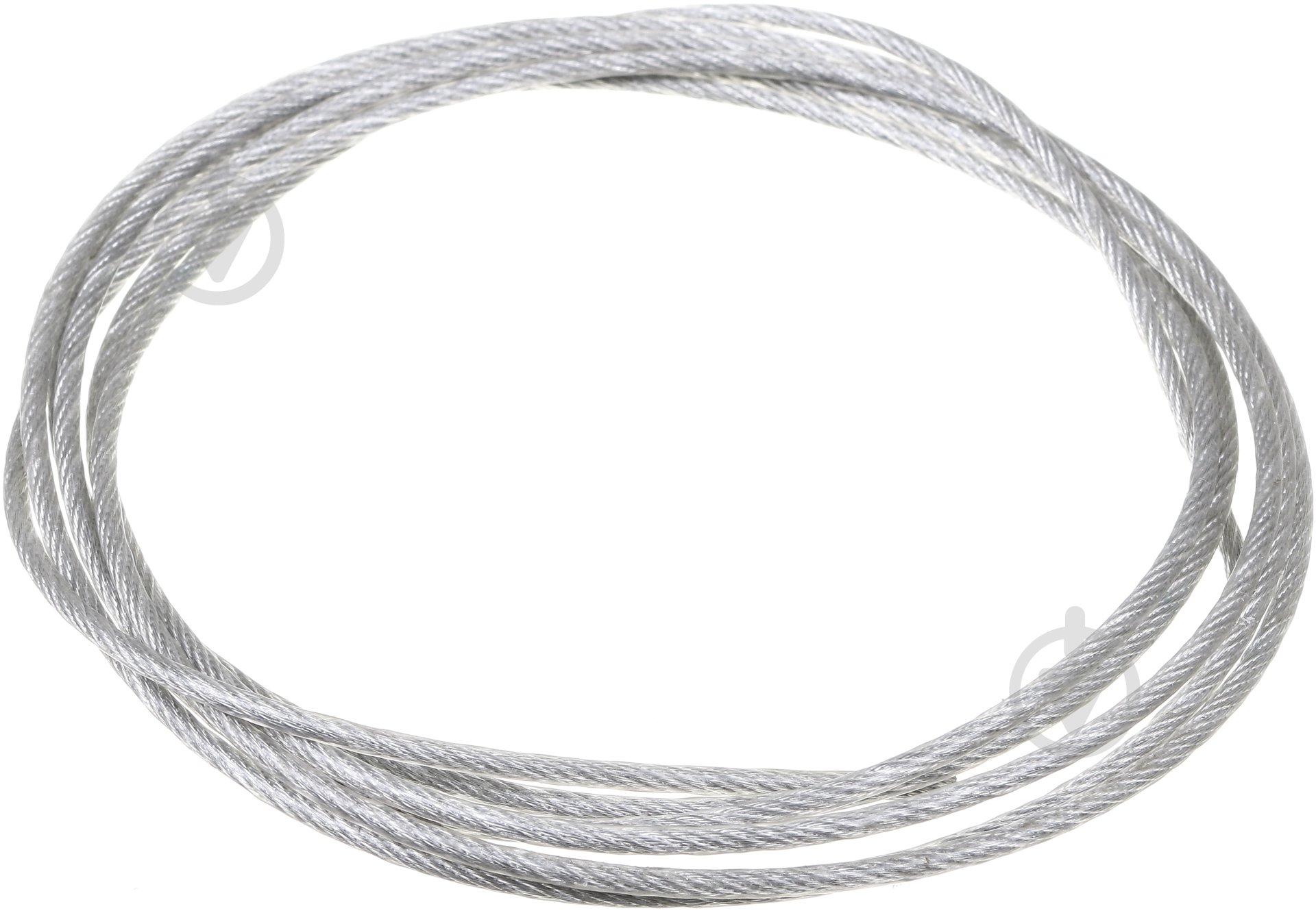 Трос оцинкованный с ПВХ-покрытием D=4 мм на метраж пог. м DIN 3055 - фото 1 Трос оцинкованный с ПВХ-покрытием D=4 мм на метраж пог. м DIN 3055 - фото 1